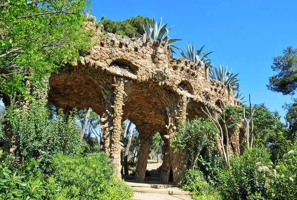 Park Guell, Barselona, İspanya — Stok fotoğraf