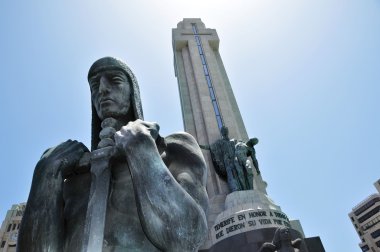 Monumento a los Caidos in Santa Cruz de Tenerife, Spain clipart