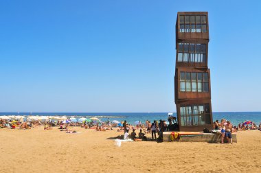 Barceloneta beach Barcelona, İspanya