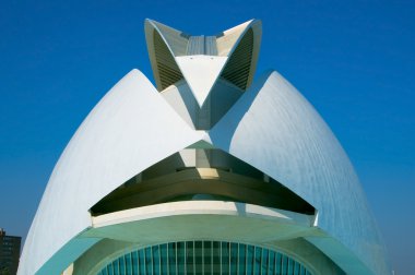 Queen Sofia Palace of the Arts in The City of Arts and Sciences clipart