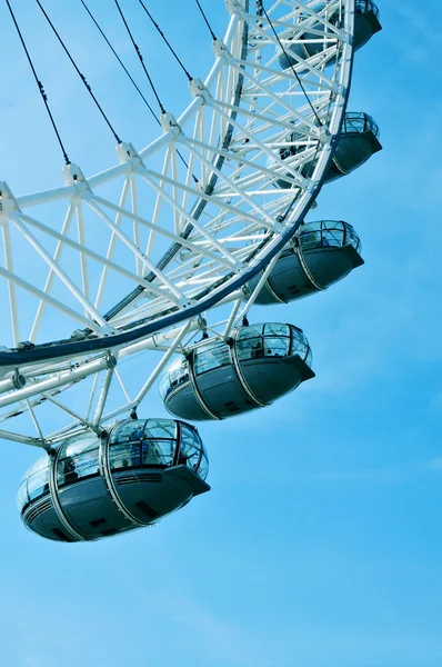 London Eye, в Лондоне, Великобритания — стоковое фото