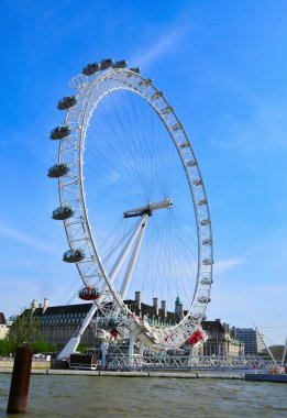 London Eye, in London, United Kingdom clipart