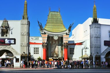 Grauman's Chinese Theatre in Hollywood Boulevard, Los Angeles, U clipart