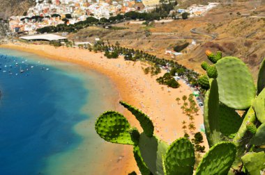 Tenerife 'deki Teresitas Sahili, Kanarya Adaları, İspanya