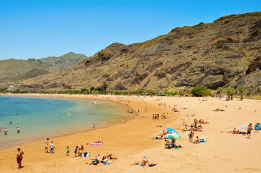 Tenerife 'deki Teresitas Sahili, Kanarya Adaları, İspanya