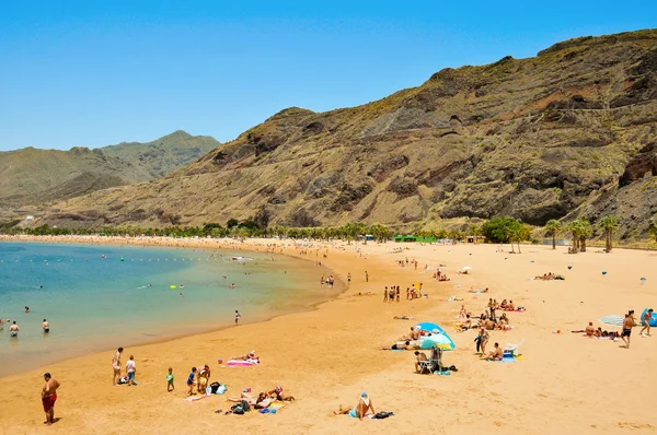 Stranden Teresitas på Tenerife, Kanarieöarna, Spanien — Stockfoto