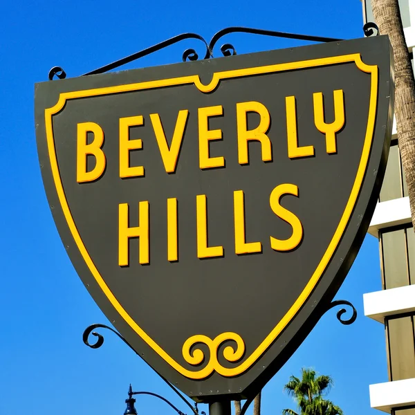 Znak Beverly Hills — Zdjęcie stockowe