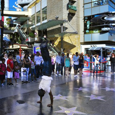 Hollywood Walk of Fame in Hollywood Boulevard, Los Angeles, Unit clipart