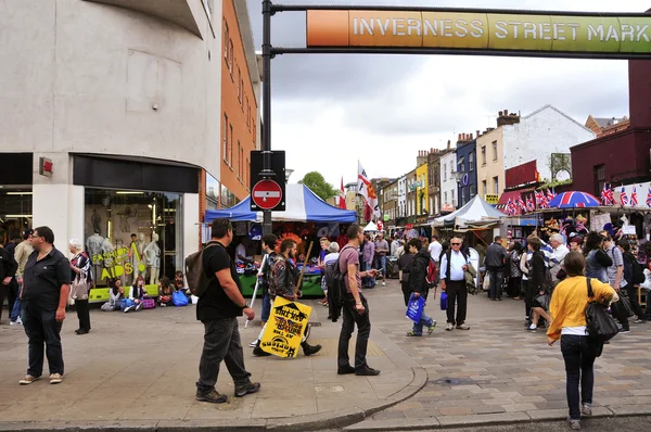 Inverness street market in london, vereinigtes königreich — Stockfoto