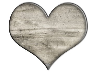 Stone heart clipart