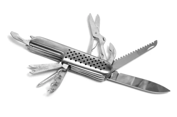 Многоинструментальный карманный нож — стоковое фото