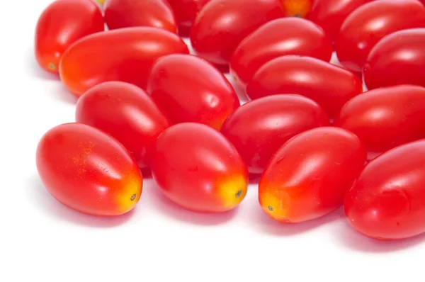 Tomates de ameixa de bebê — Fotografia de Stock