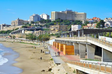 Miracle Beach in Tarragona, Spain clipart