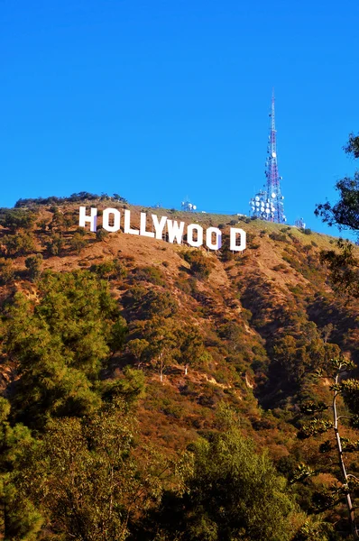 Hollywood sign in Mount Lee, Los Angeles, United States — Stock Photo, Image