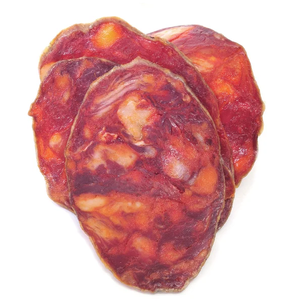 Сердце Чоризо — стоковое фото
