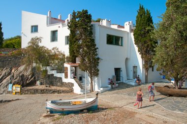 Dali's house in Portlligat, Cadaques, Spain clipart