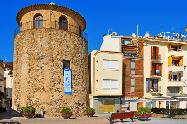 Torre del port, cambrils, İspanya — Stok fotoğraf