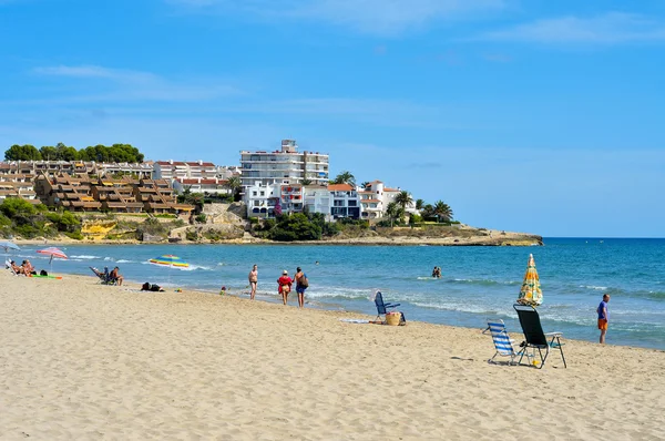 Altafulla beach, Spanyolország — Stock Fotó