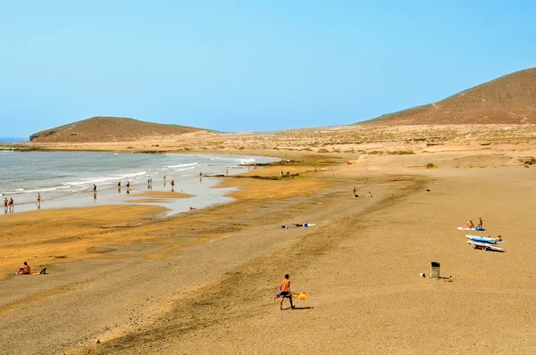 Medano beach in tenerife, Canarische eilanden, Spanje — Stockfoto