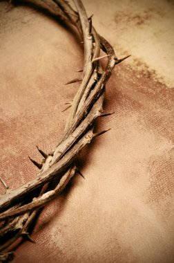 Jesus Christ crown of thorns clipart