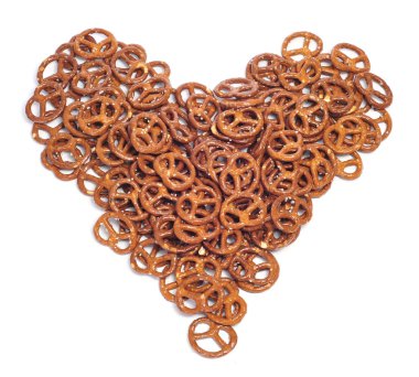 A pile of pretzels clipart