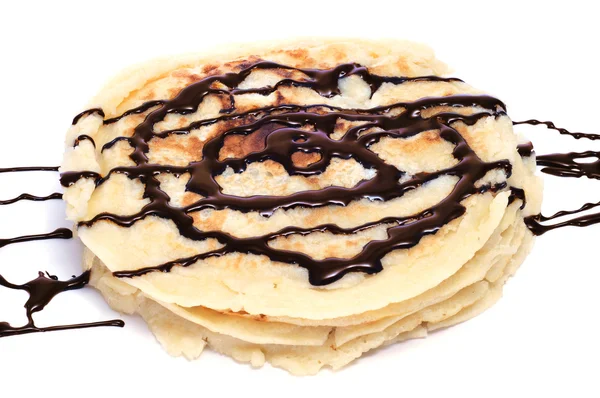 Chocolate pancake — Stock Photo, Image