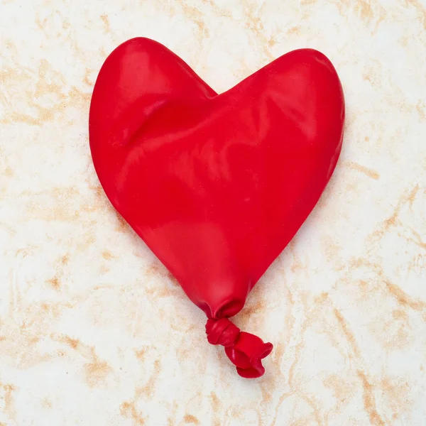 Μπαλόνι σε σχήμα καρδιάς — Φωτογραφία Αρχείου