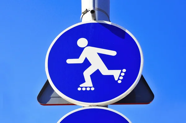 No skating sign — Stock Photo, Image