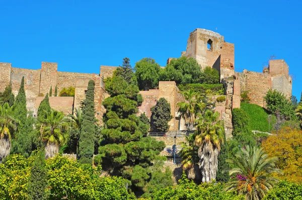 Alcazaba de Málaga, en Málaga, España — Foto de Stock