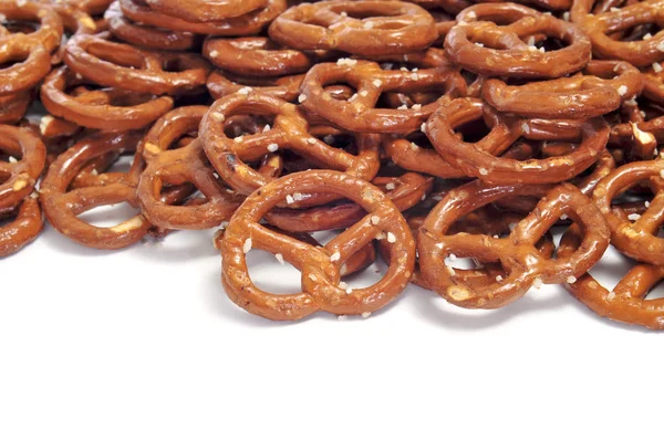 Un mucchio di pretzel — Foto Stock