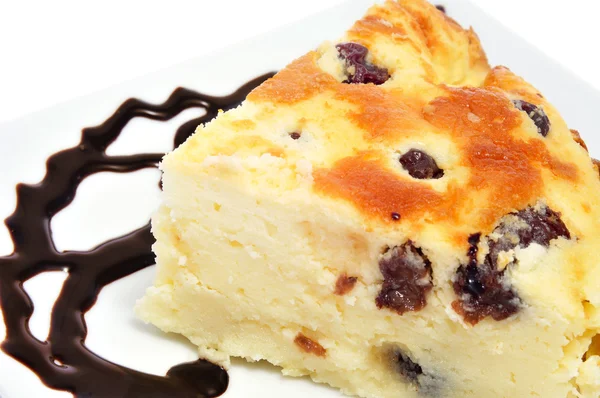 Pedaço de cheesecake — Fotografia de Stock