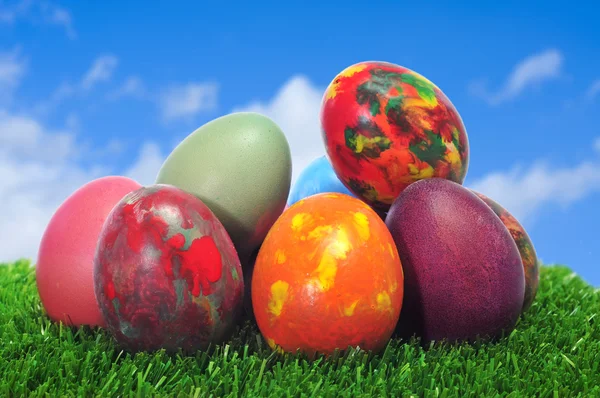 Huevos de Pascua — Foto de Stock