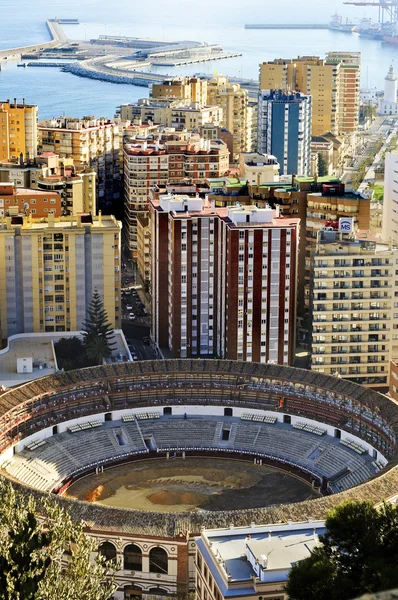 Malagueta bikaviadal-aréna, Malaga, Spanyolország — Stock Fotó