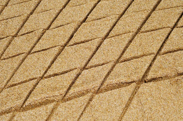 Wzorzyste piasku — Zdjęcie stockowe