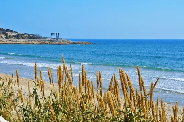 Miracle Beach in Tarragona, Spain — Stock Photo, Image