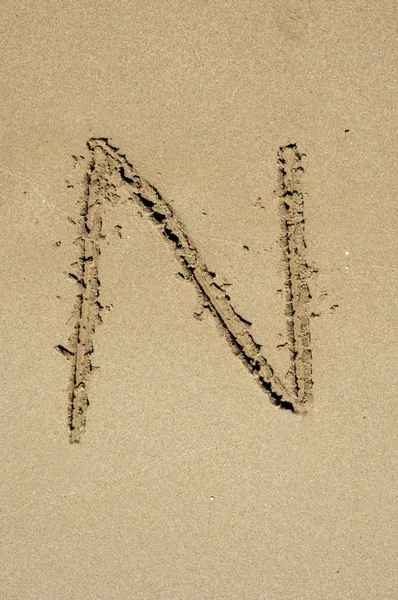 N буква — стоковое фото