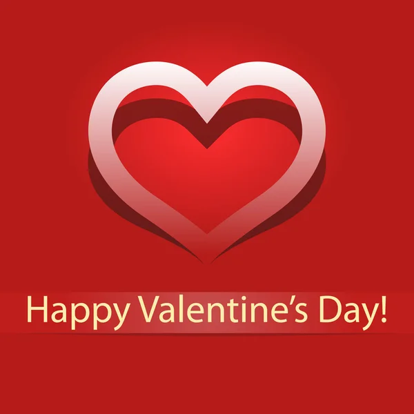 День Святого Валентина Вітальна листівка2 — стоковий вектор