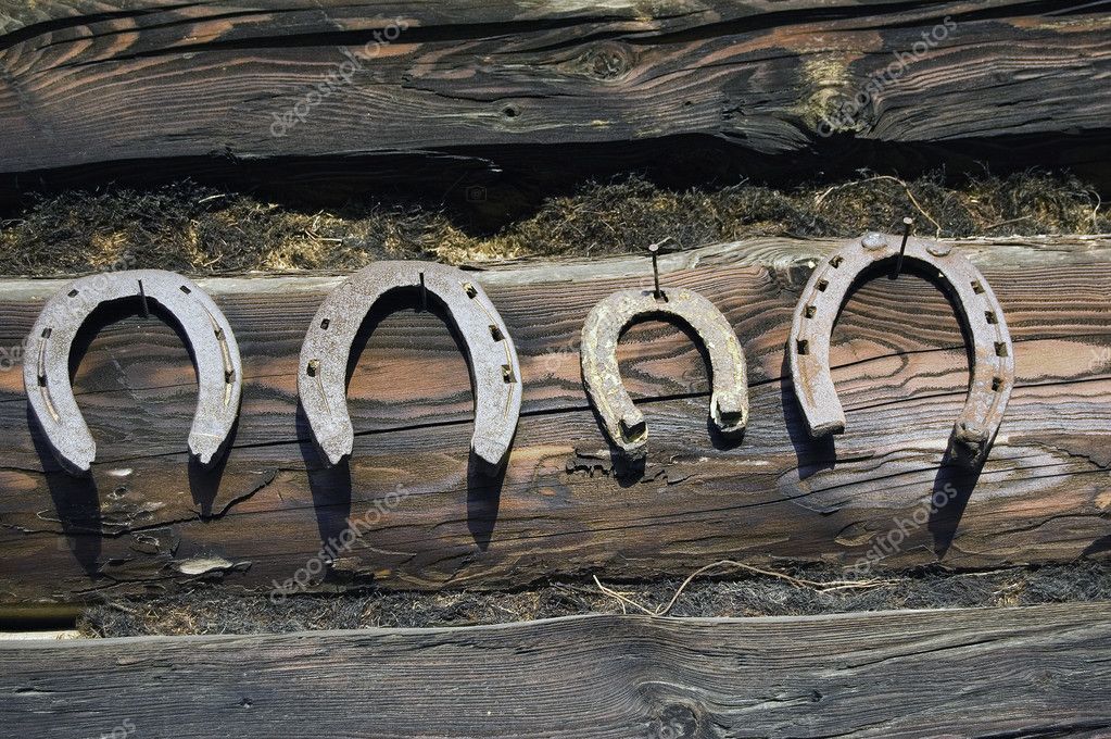 Village house with horseshoes Stock Photo by ©julof77 8105135