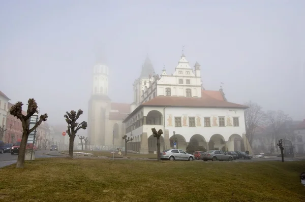 Brouillard en ville — Photo