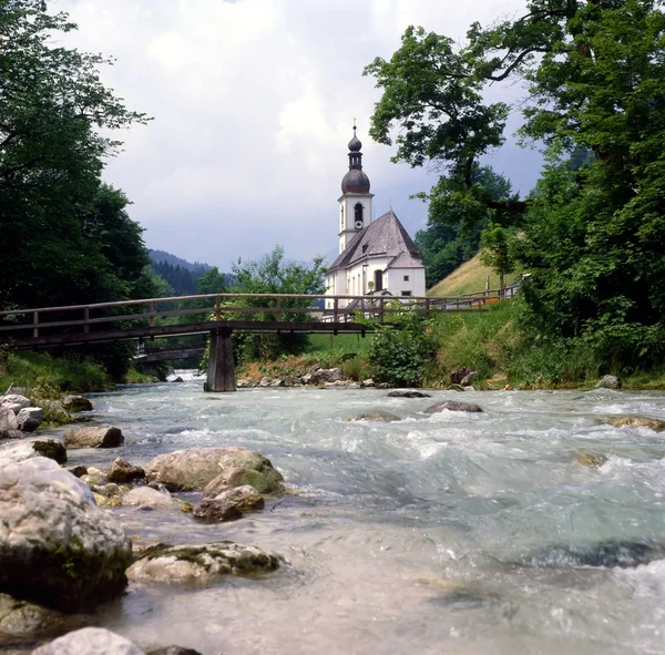 Kirche in Ramsau — Stockfoto