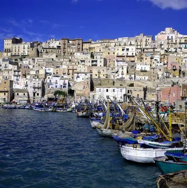 Χωριό της Σικελίας Εικόνα Αρχείου