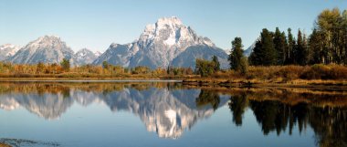 mt.Moran ve akmaz bend, wyoming