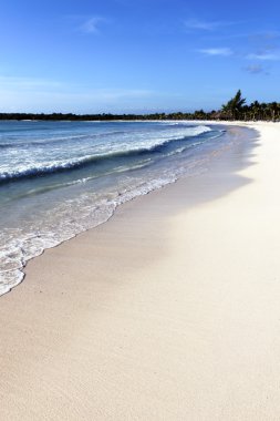 Güneş altında Mexican beach