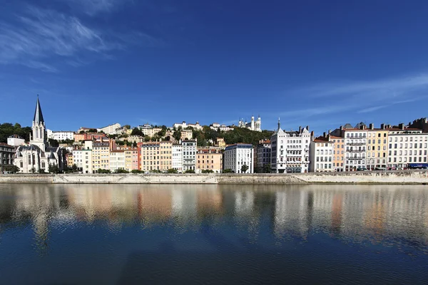Vista famosa de Lyon — Fotografia de Stock
