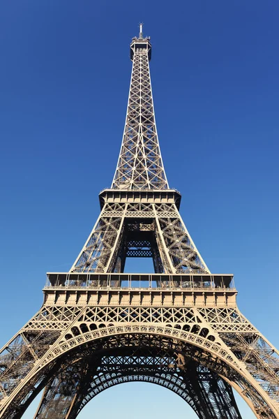 Blick auf den berühmten Eiffelturm — Stockfoto
