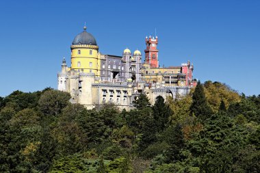 View of Pena castle clipart