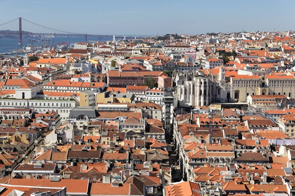 Lisboa e o rio — Fotografia de Stock
