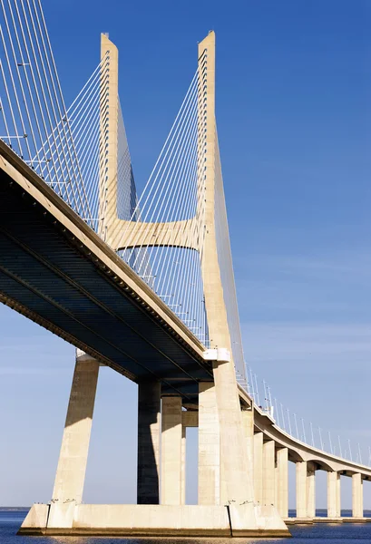 Most Vasco da Gama v Lisabonu, Portugalsko — Stock fotografie