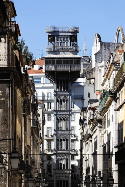 Το διάσημο στον ανελκυστήρα santa justa — Φωτογραφία Αρχείου