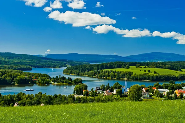 Lago Lipno — Fotografia de Stock